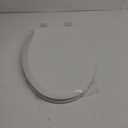 Elongated Toilet Seat with Built in Potty Training Seat, Potty Training Toilet Seat for Toddlers, Magnetic Kids Seat and Cover, Slow Close and Never Loosen, Fits both Adult and Child, White, 19"