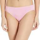 Amazon Essentials Women's Breathable Cotton Bikini Brief Underwear with Full Coverage, Multipacks,small