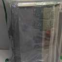 2 Pack Shoe Organizer for Closet, Adjustable Shoe Box Storage Containers, Large Foldable Shoe Bins with Clear Cover, Space Saving Shoes Holder with 4 Handles, Fits 16-32 Pairs, Beige