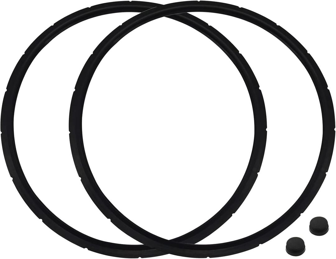 2PCS 09936 09904 Pressure Canner Sealing Ring & Overpressure Plug Compatible with Presto Pressure Cooker