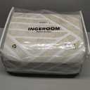 INGEROOM 8x10 Washable Area Rugs, Beige Geometric Area Rug for Living Room Bedroom, Modern Neutral Area Rug, Large Non-Slip Indoor Floor Carpet for High Traffic Areas, Kitchen, Dining Room