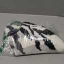 Mindsoft Black Leaves Toilet Seat Covers Bathroom Toilet Lid Cover Soft Microfiber 17.5'' x 15'' Plush Tufted, Machine Washable, Adjustable Rubber Backing Fits Most Round Elongated Oblong Lids