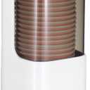 Cup Dispenser Wall Mounted, Bathroom Cup Holder for 3oz-5oz Disposable Paper and Plastic Cups, Water Cooler Cup Dispenser with Adhesive Plate, Ideal for Home, Office, Gym, and More (White)