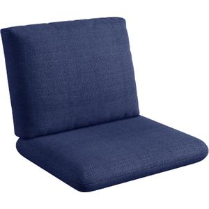Codi Patio Chair Cushions 22x22x3.5 Inch - Deep Seat Replacement Cushion Set, Waterproof Linen Fabric, Fade Resistant for Garden and Backyard, Navy Blue