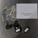 47.3" Tall Fireproof Wall Safes Between the Studs 16" Centers, Large Hidden Flush Wall Safe with 4 Removable Shelf & 6 Key Hooks, 48LB Heavy Duty In Wall Safe for Home, Money, Jewelry, Valuables (Black)