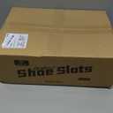 Shoe Slots Organizer, 15 Pack - Adjustable Shoe Stacker for Closet Storage, Clear Double Layer Space Saver, Durable and Stackable Shoe Holder for Sneakers Heels and Flat