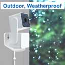 DIANMU 26FT Power Extension Cable with Adapter for Wyze Cam Pan V3, Arlo Essential, Blink Outdoor (3rd Gen) - Weatherproof L-Shaped Micro USB Charging Cord and Charger (Not for Wyze V3) - 2 Pack