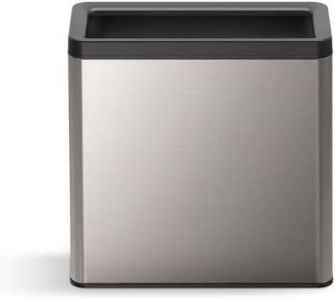 Kohler K-31313-ST 12-Liter Open-Top Trash Can, Stainless Steel
