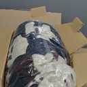 Cow Print Heated Blanket, 90"x90" Queen Size Electric Blanket Dual Control, Cozy Soft Flannel Sherpa Heating Blankets with 9 Heat Levels & 2/4/8/12H Auto-Off