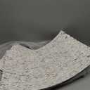 Lanpn Natural Rattan Christmas Tree Collar 36 inch, Decorative Wicker Woven Tree Skirt Ring Stand Base Cover Rustic Farmhouse for XL Large Big Huge Oversize Artificial Trees Xmas Decor (White)