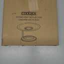 COOLREX Heat Deflector for Solo Stove Mesa XL, (HxDia) 6.5 x 10.5 in, Captures and redirects Warmth,Accessory for Mesa Fire Pit,Stainless Steel Detachable Legs, 0.9lbs