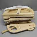 Toddler Kitchen Step Stool, Car Shape Learning Standing Tower with Blackboard, Wooden Kitchen Stool Helper, Foldable Chair & Table for Kids, Ideal 1-3 Year Old Boy Girl Gifts