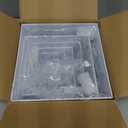 Buffet Risers Set of 6, Acrylic Food Risers for Buffet Table, White Display Stand Set with Hollow Bottoms, Cube Boxes for Cake Catering Dessert Party (3", 4", 5", 6", 7", 8'') Christmas Gift