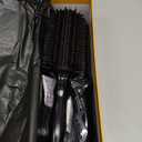 Belula Boar Bristle Round Brush for Blow Drying Set. Round Hair Brush With Large 2.7 Wooden Barrel. Hairbrush Ideal to Add Volume and Body. Free 3 x Hair Clips & Travel Bag.