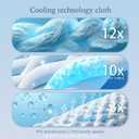 Cooling Blanket King Size (90"X108"), Cold Blanket for Hot Sleepers, Ultra-Cool Lightweight & Breathable, Soft Thin for Night Sweats, Bed & Couch