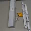 4PCS 14\6" Folding Shelf Brackets, Shelf Brackets Max. Load 220 lb Collapsible Heavy Duty Stainless Steel DIY Wall Mounted Shelf Bracket Space Saving for Work Table Bench(White /14In /4pcs)