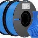 Creality 3D Printer Filament, 3D Printing Filament Tougher and Stronger, Accuracy +/- 0.02mm, 2kg, Blue*2
