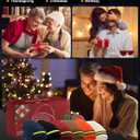 Unisex Beanie with LED Light, Stocking Stuffers Gifts for Men Dad Husband Grandpa Boyfriend Birthday Thanksgiving Christmas (Black)