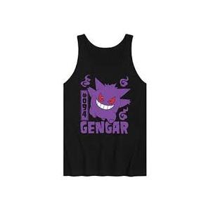 Mens Black Tank Tops Pokemon Character Tops XL