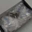 Asidrama 10 Pack Brushed Satin Nickel Kitchen Cabinet Knobs Dresser Knobs Drawer Knobs Cabinet Hardware Zinc Knobs for Dresser Drawers (Single Hole Knob)