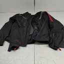 Motorcycle Jacket Motorbike Biker Waterproof Jackets Windproof Full Body Protective Gear Armoured Summer Winter for Men (Large, Black)