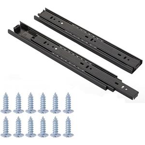Full Extension Less Noise Ball Bearing Drawer Slides, 12 Inches, 1-Pair