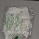 ZALL Waffle Bath Mat White Super Absorbent Non Slip Bathroom Rug 17x24inch,Machine Washable Ultra Soft Floor Mats