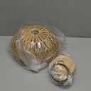 Boho Pendant Light Fixture Kitchen Chandelier Rattan Hanging Light Flush Mount Ceiling Light Boho Lamp Shade Wooden Base Bohemian Chandeliers for Hallway Bedroom Chandelier Dinning Light Fixture