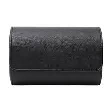 Watch Box Watch Case 2 Slot Watch Roll Travel Watch Storage Box with Detachable Anti-Slide Cushion for Watch Jewelry Storage Leatherette Roll Watch Storage Pouch Watch Jewelry Storage Box for Men Wome