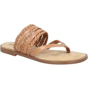 Women's Anji Flat Sandal, Tan, 10