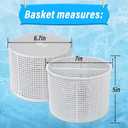 ChangTa Pool Skimmer Basket Replacement, for Hayward SPX1082CA & Aladdin B-152 Skimmer Models SP1082 SP1083 SP1084 1085 1086 SP1075 1075T 1076 1077 Skimmers Basket