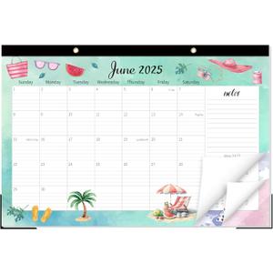 GuassLee Extra Large Desk Calendar 2025-2026 - 19 Months 20" x 30" Jumbo Desk Calendar from Jun. 2025 to Dec. 2026, Large Monthly Planner with Watercolor Design for Office School Home Organizing