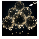 Light up led balloons (warm white-12 sets with battery)