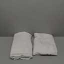 XTMYI White 90 Inch Length Back Tab/Hook Belt Linen Cotton Sheer Curtains for Bedroom 2 Panels,70 Inch Wide