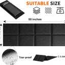 Stepwaver Walking Pad Mat for Carpet, Walking Pad Mat for Hardwood Floors, High Density, 0.16" Thickness, Folable, Floor Protection for Bike, Elliptical, Treadmill