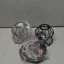 2-Pack Farmhouse Semi Flush Mount Ceiling Light Fixture, Rustic Black Hallway Small Metal Ceiling Lamp Shade for Porch Kitchen Stairway Bedroom Entryway, E26 Base