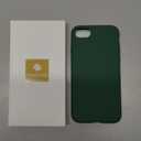 Miracase Ultra Slim Designed for iPhone SE Case 2022(3rd Gen)/iPhone SE 2020 Case(2nd Gen)/iPhone 7 Case/iPhone 8 Case with Screen Protector, Multi-Color Silicone Shockproof Phone Case(Acacia Green)