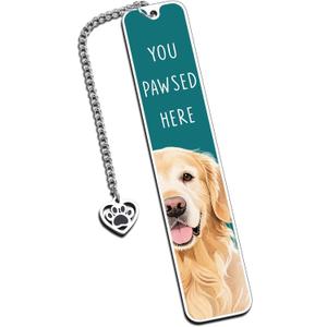 Golden Retriever Gifts for Women Men, Gift for Golden Retriever Lovers, Dog Mom Gifts for Women, Christmas Gift for Dog Lovers, Stocking Stuffers for Kids Adults, Reading Accessories for Book Lover