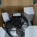 VEVOR 10'' Shutter Exhaust Fan, High-speed 820 CFM, Aluminum Wall Mount Attic Fan with AC-motor, Ventilation and Cooling for Greenhouses, Garages, Sheds, Shops, FCC