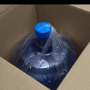 New Wave Enviro BPA Free PET Bottle, 5-Gallon Capacity, Screw Top, Designed for Durability with Integrated Handle, Blue Color