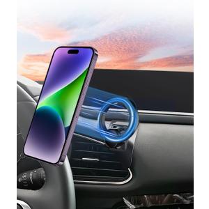 PZK Car Phone Mount for Mazda CX-30 CX30 2019-2022 2023 2024 2025 Accessories Custom Air Vent Car Phone Holder Compatible with Magsafe Magnetic Hands Free 360 Rotation Cell Phone Automobile Cradles