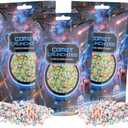 Comet Crunchies Freeze Dried Candy, Mini Fruit Flavored Pieces, Classic Movie Night Snacks, Resealable Bag, 2.4 Ounces (Pack of 3), BBD: 06/04/2026