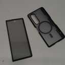 MOBOSI for Z Fold 6 Case with Privacy Screen Protector [Compatible with Magsafe], [Built-in Kickstand&Full Body Hinge Protection] Shockproof Phone Cover for Samsung Galaxy Z Fold6, Black