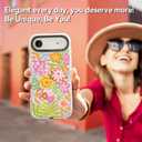 for iPhone Air Case Cute - Durable Shockproof 6.6 ft Drop Impact Phone Case - Funny Passion Flower Design for iPhone 17 Air (6.5") Clear