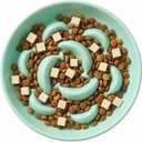 Slow Feeder Cat Bowl Set of 2, Ceramic Slow Feeding Cats Bowl Whisker Friendly, Anti Vomiting Cat Feeder for Dry and Wet Food Fun Maze Interactive Bloat Stop Puzzle Bowls for Healthy Eating Diet