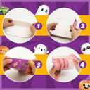 2 x WorldBazaar Halloween Paper Food Trays 60PCS Halloween Serving Trays Disposable Treat Snack Holder Trays Decorations Trick or Treat Party Supplies