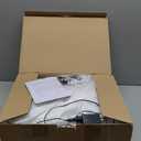 Alupssuc 8 FT Christmas Inflatable Outdoor Decorations with LED Christmas Countdown Clock, Santa,Tree,Fireplace and Gift Boxes, Lighted Blow Up Lawn Yard Clearance for Indoor Xmas Holiday Party Decor