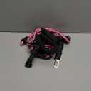 NESTROAD No Pull Dog Harness,Adjustable Oxford Dog Vest Harness with Leash,Reflective No-Choke Pet Harness with Easy Control Soft Handle for Small Dogs(Small,Fuchsia Pink) (Sneck 11-15" chest 15-21")