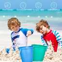 Holady Beach Toys Sand Toys Beach Shovels Beach Pail Set for Kids Summer Beach Essentials Outdoor Sand Play Fun Activities Beach Pails & Shovels