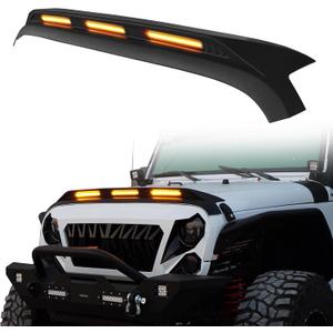 Hooke Road Hood Protector for 2007-2018 Jeep Wrangler JK & JKU 2/4 Doors